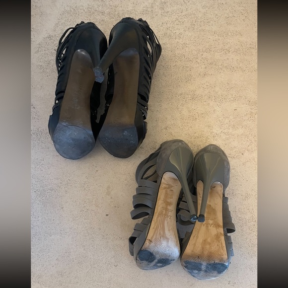 Two pairs of Zara Woman High Heels - Picture 4 of 4